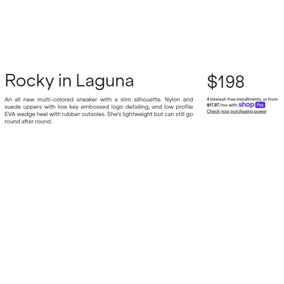 Charlotte Stone Rocky in Laguna and Sunset size 8 Mismatch! - Picture 6 of 11